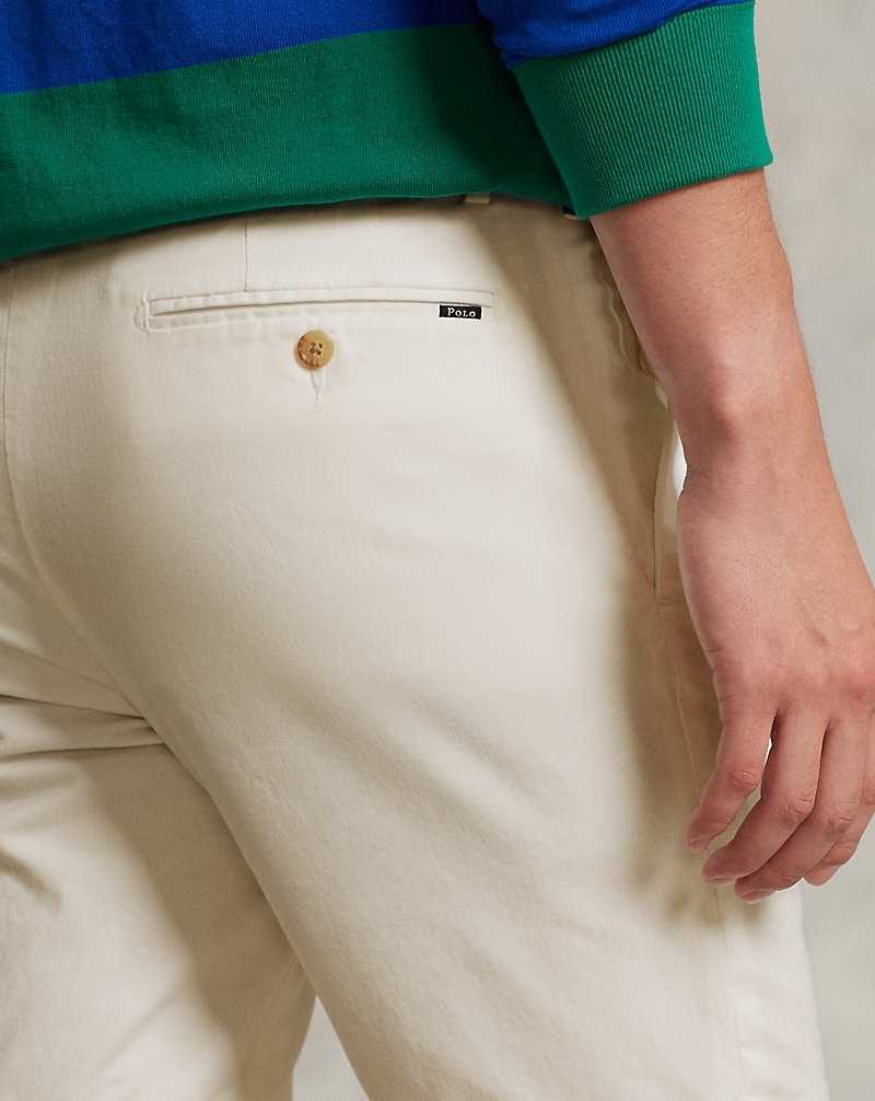 Short Ralph Lauren 24-cm Stretch Slim Fit Chino Hombre Classic Stone | CYMFHWQ-40 - vista 5