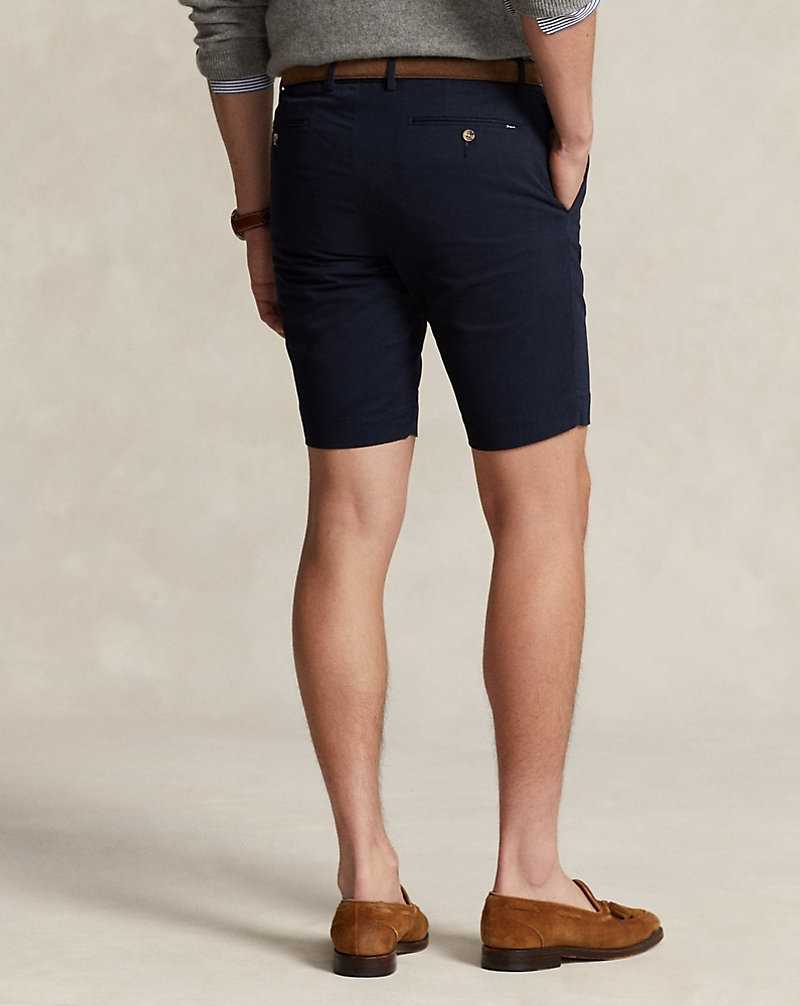 Short Ralph Lauren 24-cm Stretch Slim Fit Chino Hombre Azul Marino | BXSATNE-80 - vista 4
