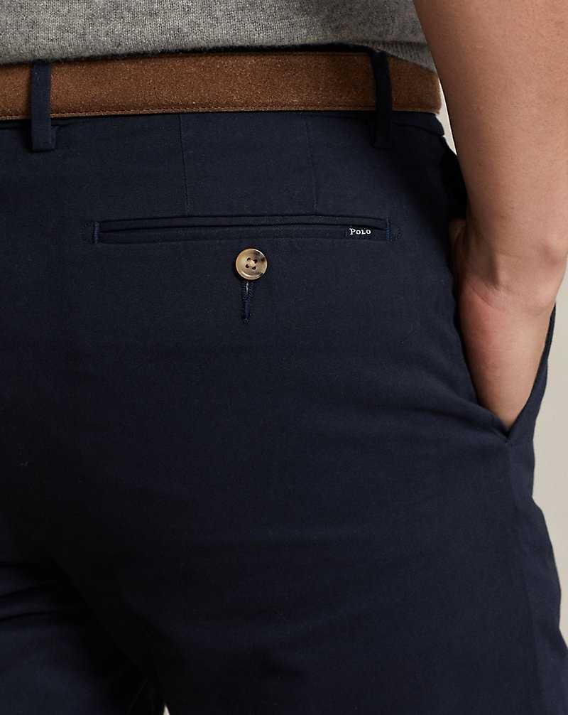 Short Ralph Lauren 24-cm Stretch Slim Fit Chino Hombre Azul Marino | BXSATNE-80 - vista 5