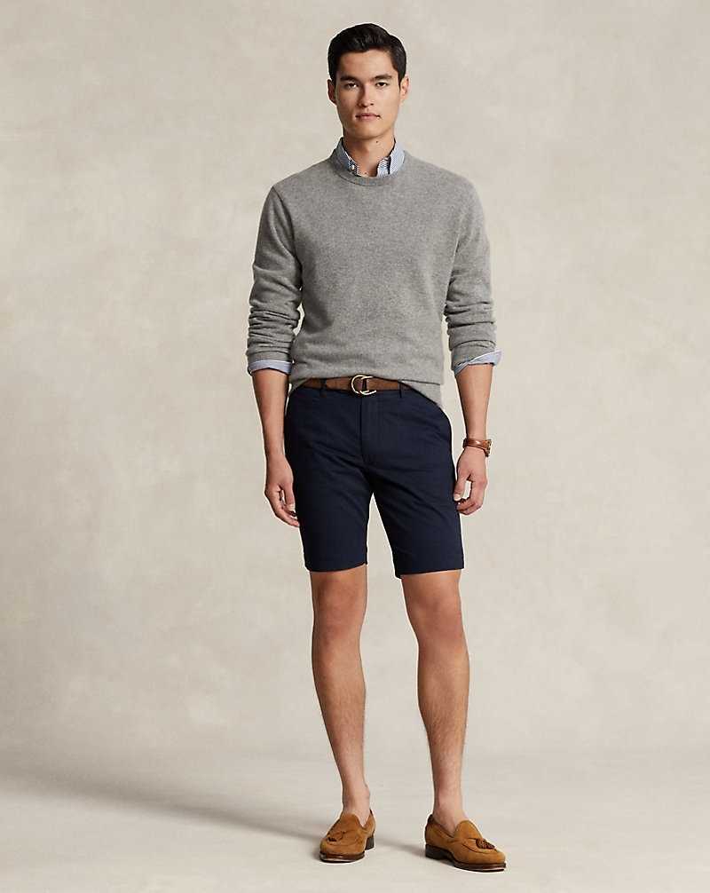 Short Ralph Lauren 24-cm Stretch Slim Fit Chino Hombre Azul Marino | BXSATNE-80 - vista 1