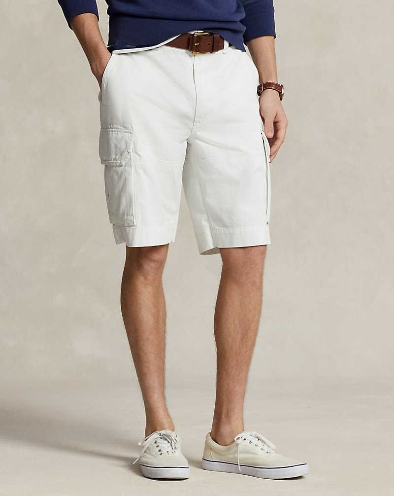 Short Ralph Lauren 26.6 cm Relaxed Fit Twill Cargo Hombre Blancos | PEUWDIF-74 - vista 3