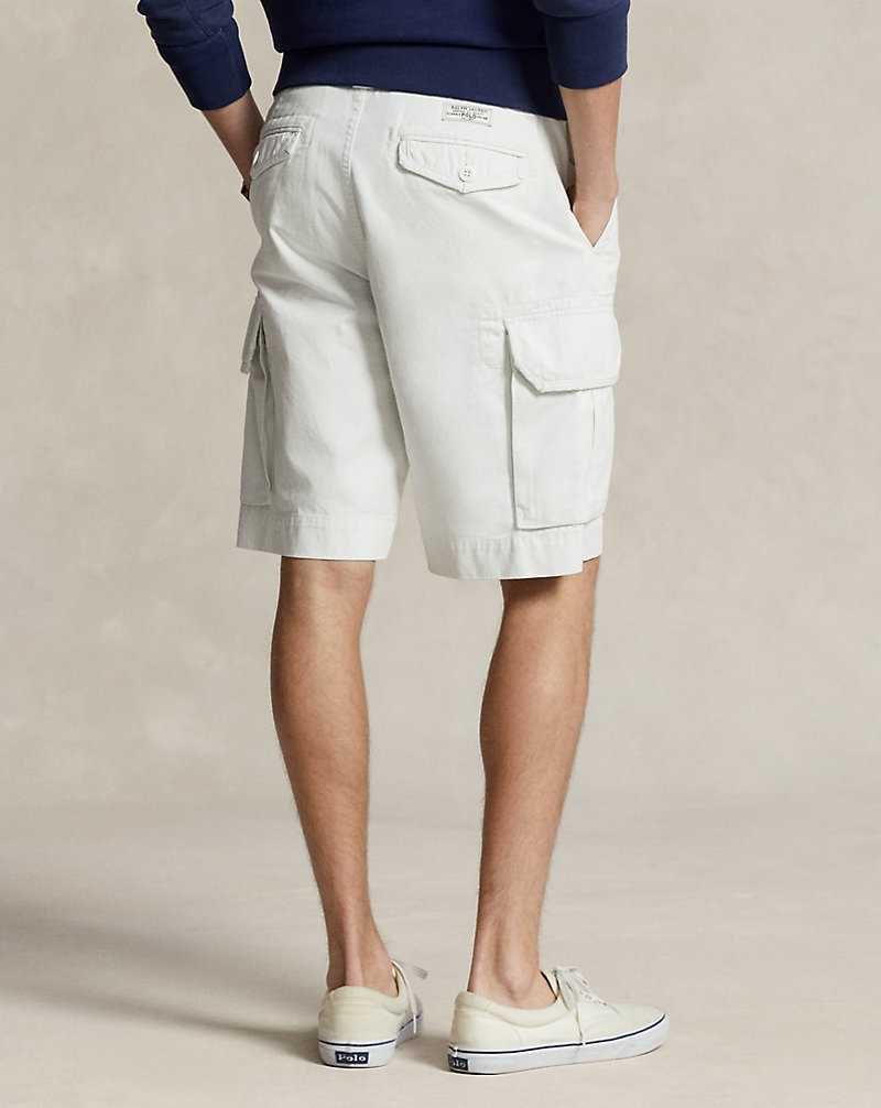 Short Ralph Lauren 26.6 cm Relaxed Fit Twill Cargo Hombre Blancos | PEUWDIF-74 - vista 4