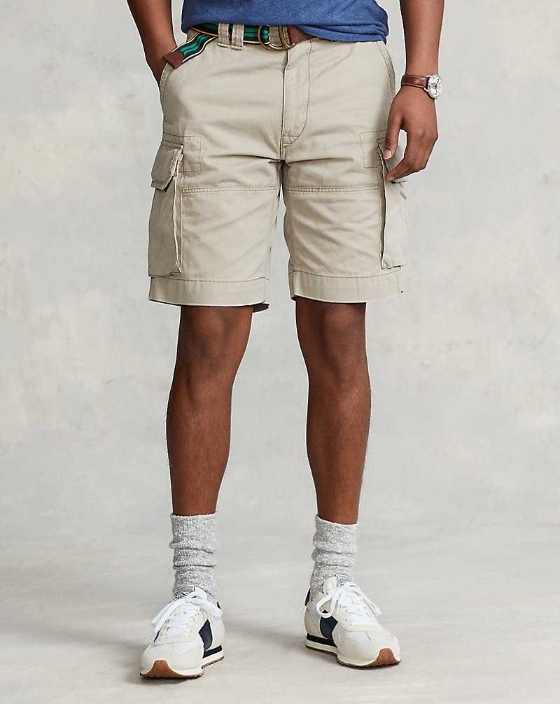 Short Ralph Lauren 26.7 cm Classic Fit Twill Cargo Hombre Hudson Tan | MTFGAJO-78 - vista 3