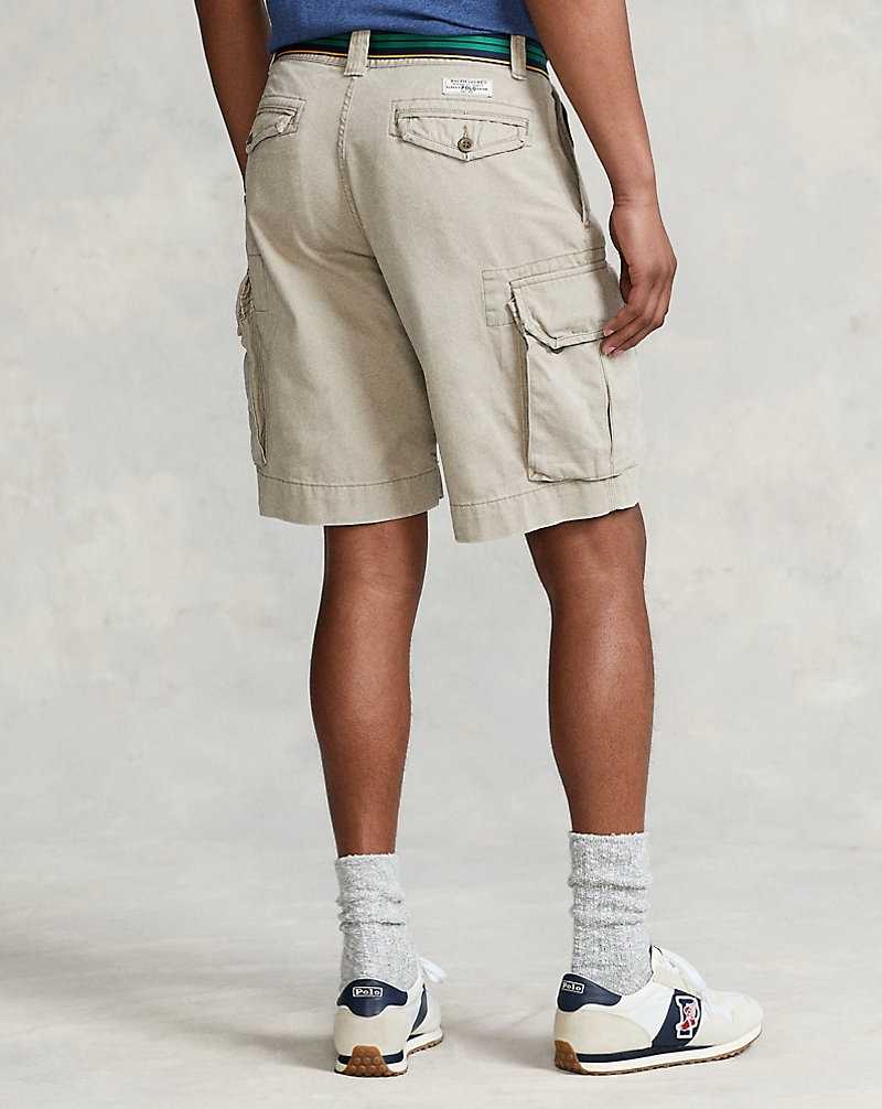 Short Ralph Lauren 26.7 cm Classic Fit Twill Cargo Hombre Hudson Tan | MTFGAJO-78 - vista 4