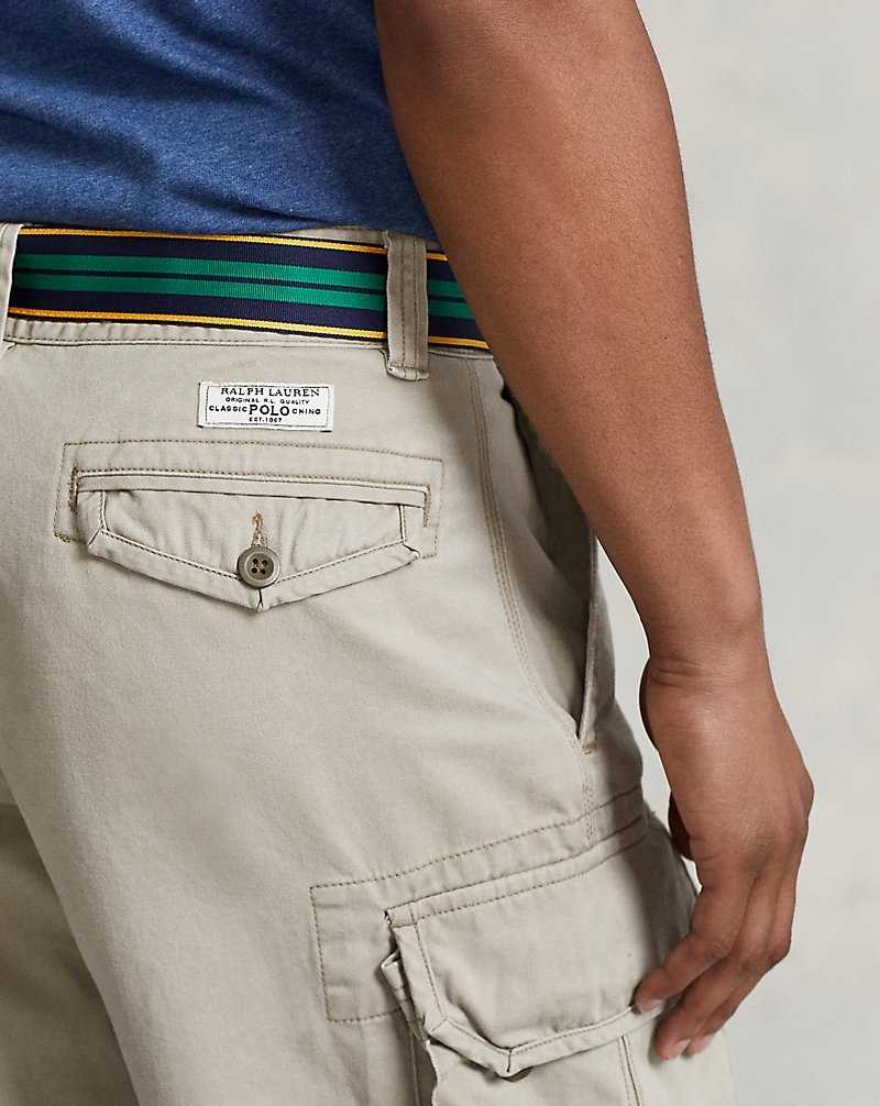 Short Ralph Lauren 26.7 cm Classic Fit Twill Cargo Hombre Hudson Tan | MTFGAJO-78 - vista 5