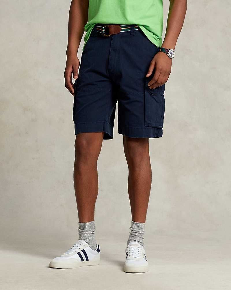 Short Ralph Lauren 26.7 cm Classic Fit Twill Cargo Hombre Azul Marino | QWOGTKN-84 - vista 3
