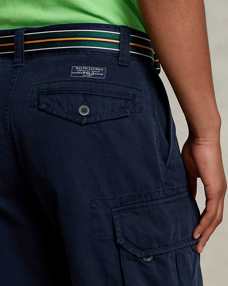Short Ralph Lauren 26.7 cm Classic Fit Twill Cargo Hombre Azul Marino | QWOGTKN-84 - vista 5
