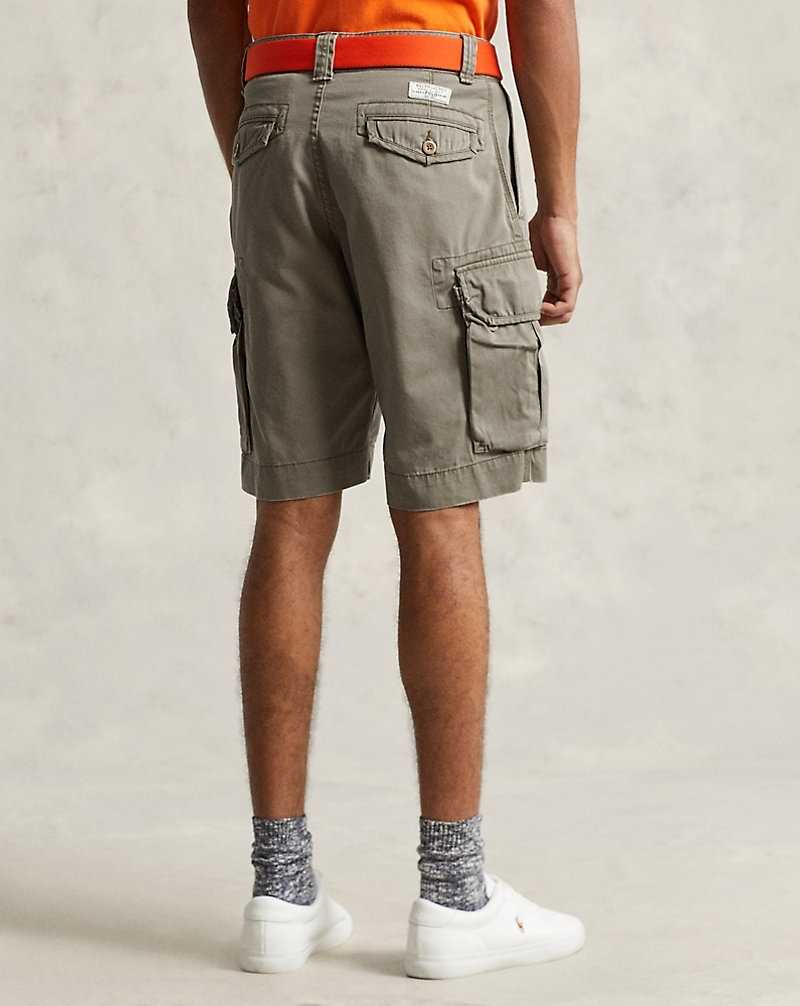 Short Ralph Lauren 26.7 cm Classic Fit Twill Cargo Hombre Verdes | LMWRJDQ-50 - vista 4
