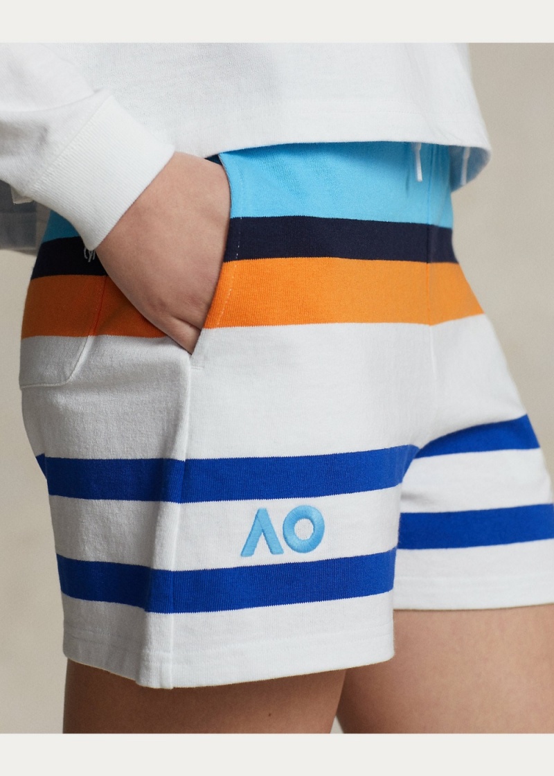 Short Australian Open A Rayas Jersey Mujer Multicolor | BOGK79364 - vista 5