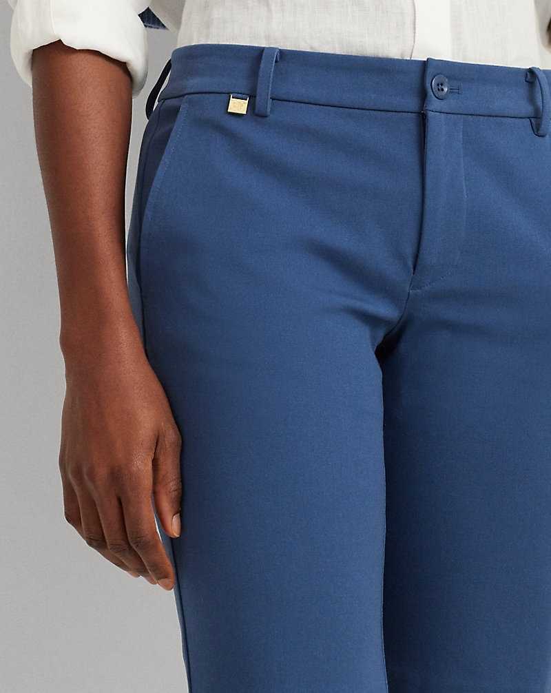 Short Ralph Lauren Bi-Stretch Twill Mujer Azules | QRJIBNE-48 - vista 5