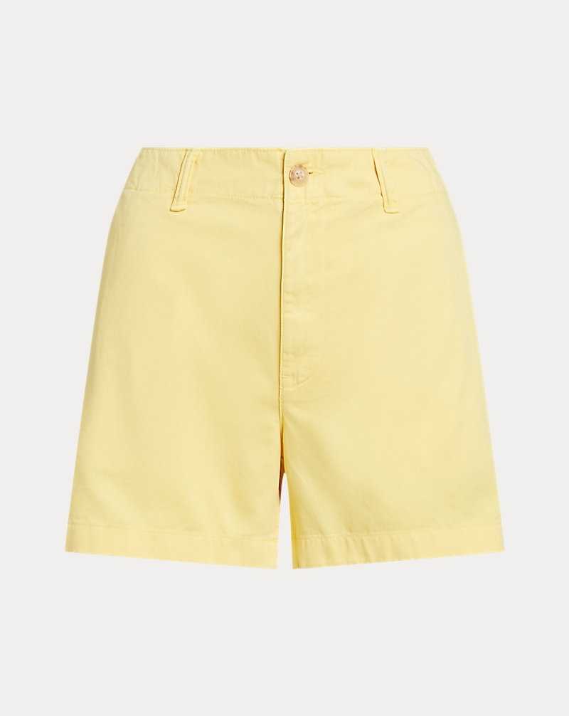 Short Ralph Lauren Chino Twill Mujer Amarillos | ANTLPKD-84 - vista 2