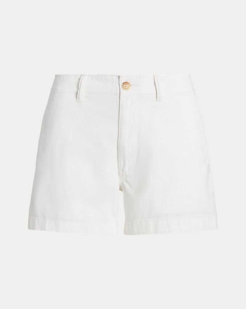 Short Ralph Lauren Chino Twill Mujer Blancos | UMYHKFX-07 - vista 2