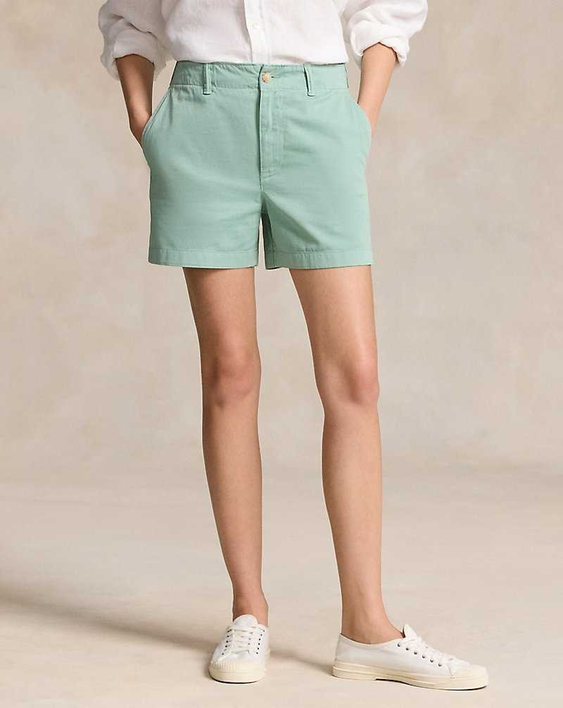 Short Ralph Lauren Chino Twill Mujer Verde Menta | RXPLZJF-02 - vista 3