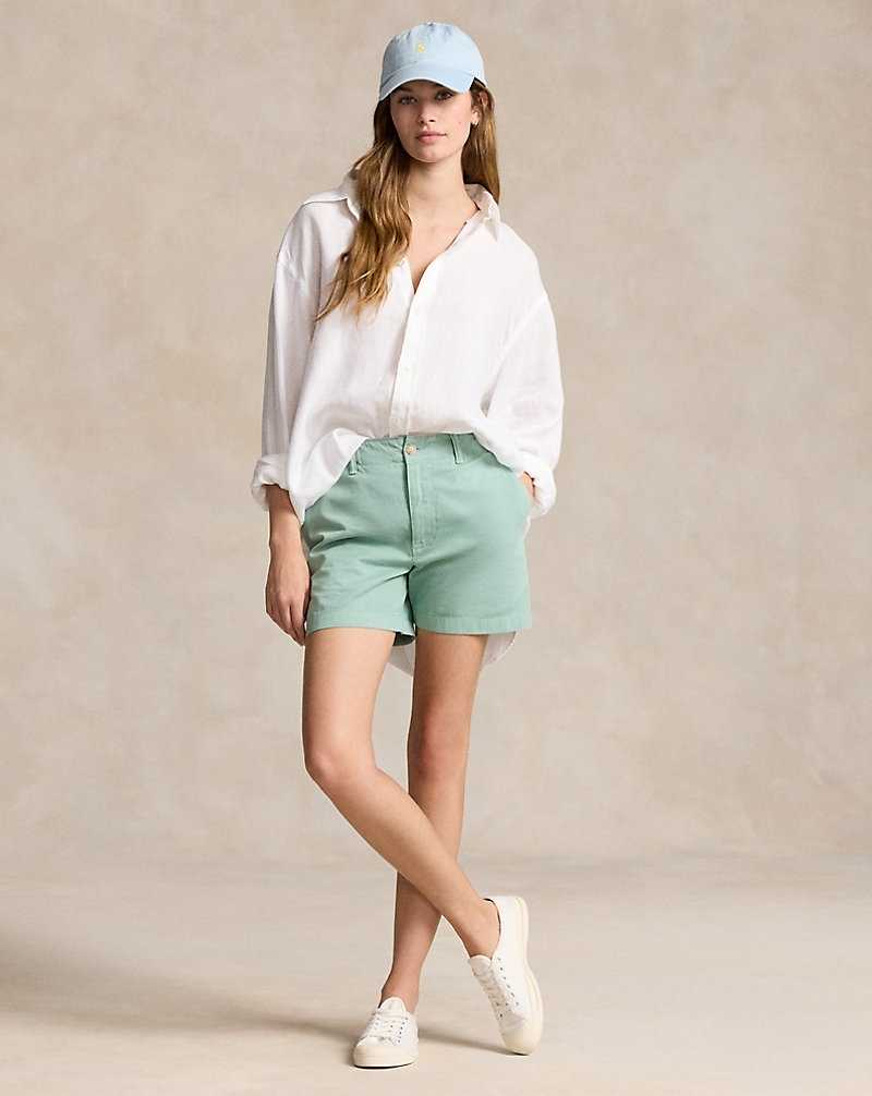 Short Ralph Lauren Chino Twill Mujer Verde Menta | RXPLZJF-02 - vista 1