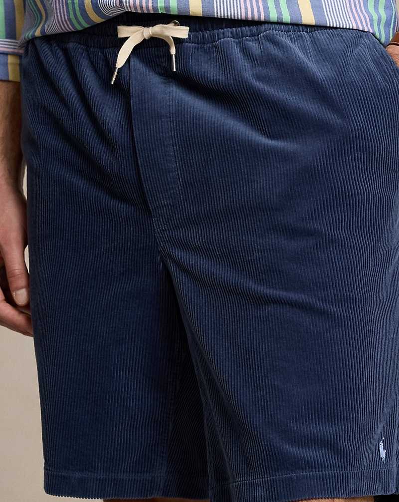 Short Ralph Lauren Classic Fit Prepster Corduroy Hombre Azul Marino | EFBONRW-10 - vista 5