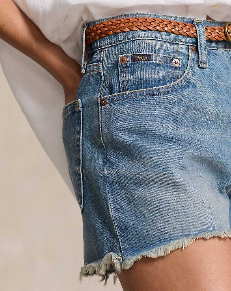 Short Ralph Lauren Cut-off Denim Mujer Azules | YTSIONJ-18 - vista 5
