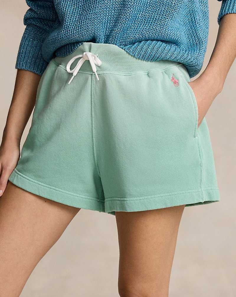 Short Ralph Lauren Fleece Drawstring Mujer Celadon | FWMUORX-91 - vista 5
