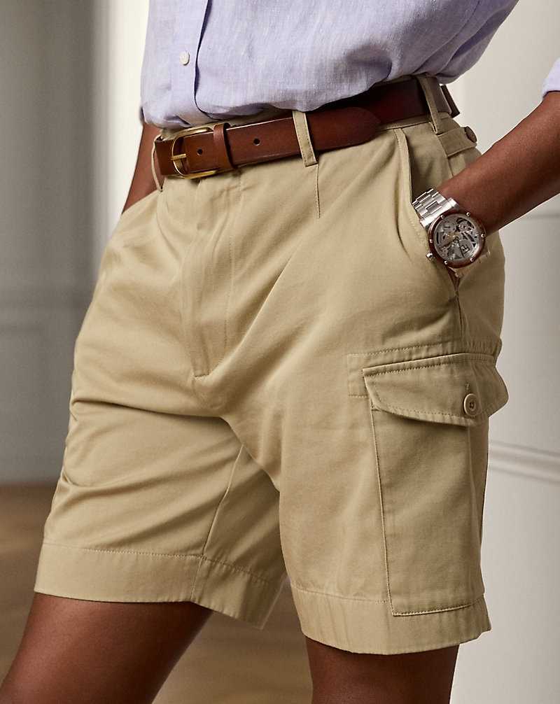 Short Ralph Lauren Hand-Tailored Chino Cargo Hombre Classic Tan | OENGIJL-50 - vista 5