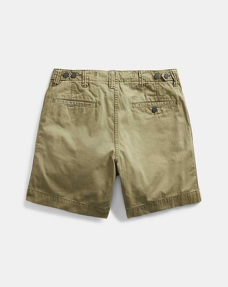 Short Ralph Lauren Herringbone Twill Field Hombre Verde Oliva | UMHSPRQ-50 - vista 2