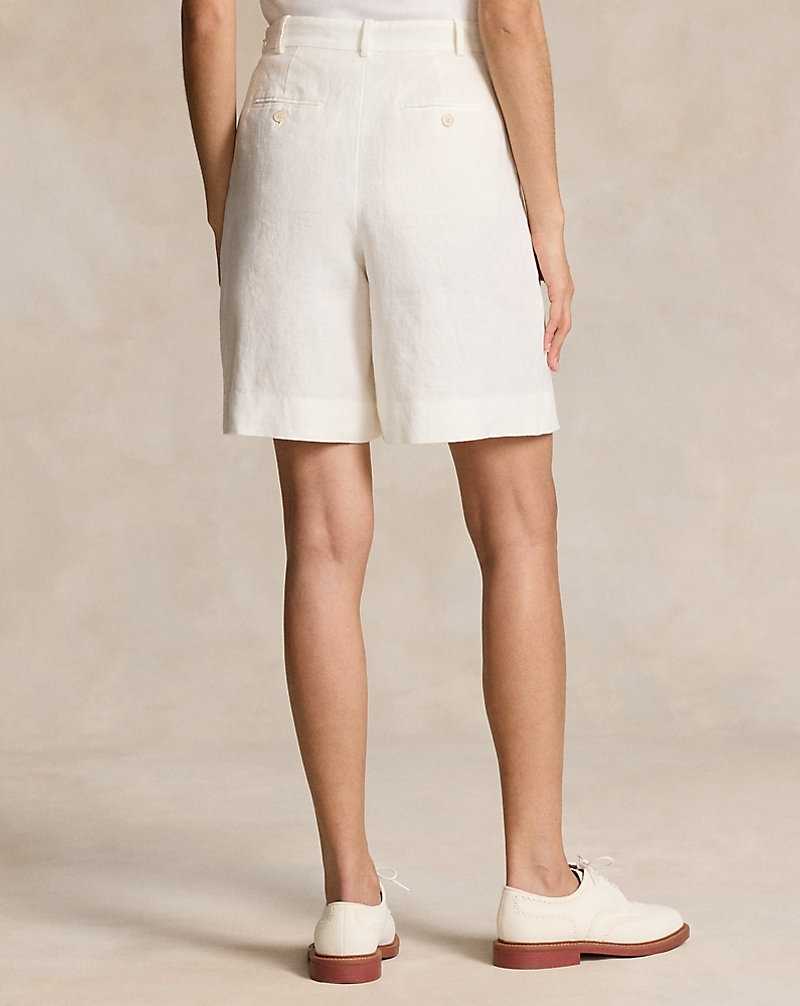 Short Ralph Lauren Long Pleated Linen Mujer Nevis | WIXKLOP-90 - vista 4