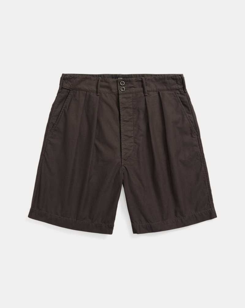 Short Ralph Lauren Pleated Twill Hombre Negros | KDIPNLQ-03 - vista 1