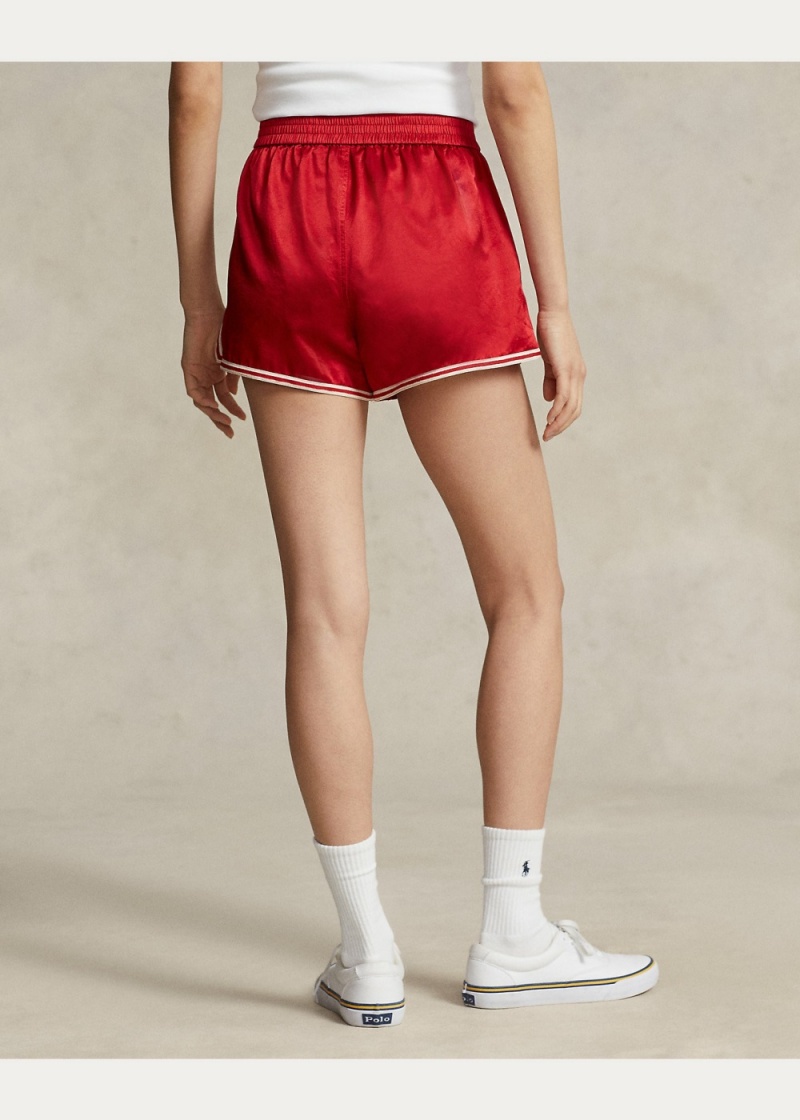 Short Polo Ball Satin Rally Mujer Rojos | ZLYK59708 - vista 3