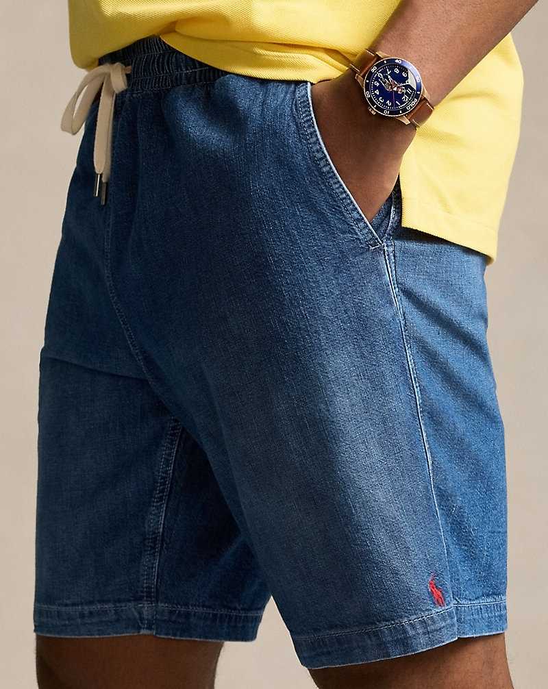 Short Ralph Lauren Prepster Denim Hombre Blane | FDUGYTM-07 - vista 5
