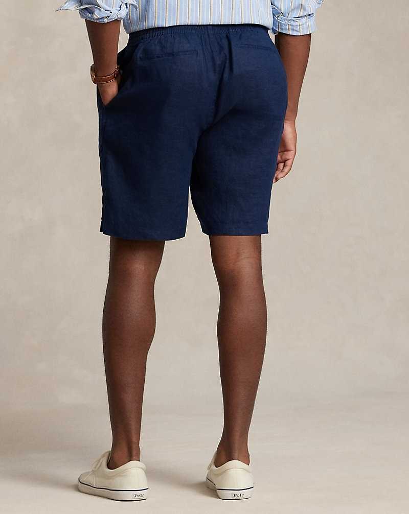 Short Ralph Lauren Prepster Linen Hombre Azul Marino | WJLVSAC-49 - vista 4