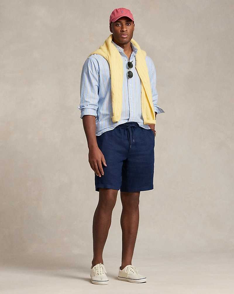 Short Ralph Lauren Prepster Linen Hombre Azul Marino | WJLVSAC-49 - vista 1