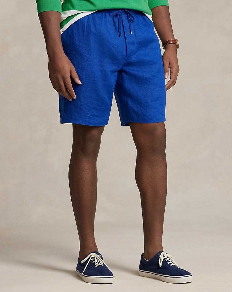 Short Ralph Lauren Prepster Linen Hombre Azul Rey | ZWHAITC-52 - vista 3