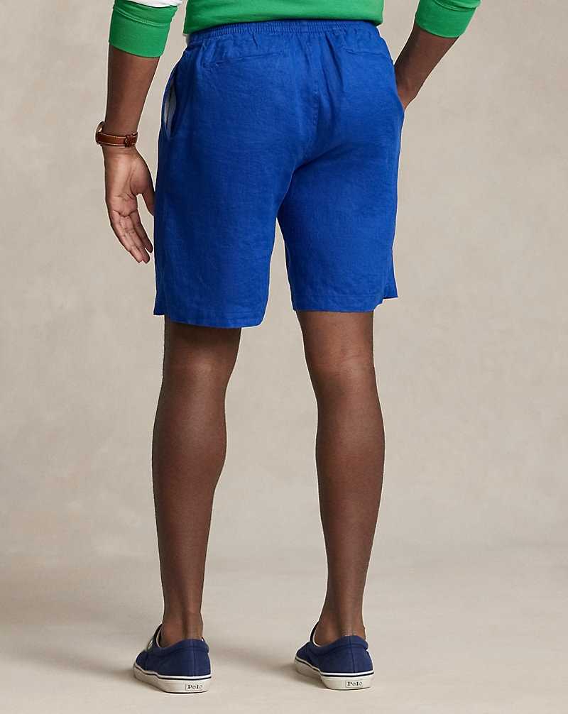 Short Ralph Lauren Prepster Linen Hombre Azul Rey | ZWHAITC-52 - vista 4