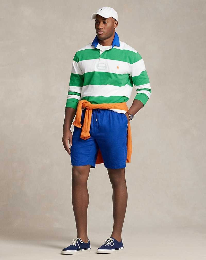 Short Ralph Lauren Prepster Linen Hombre Azul Rey | ZWHAITC-52 - vista 1