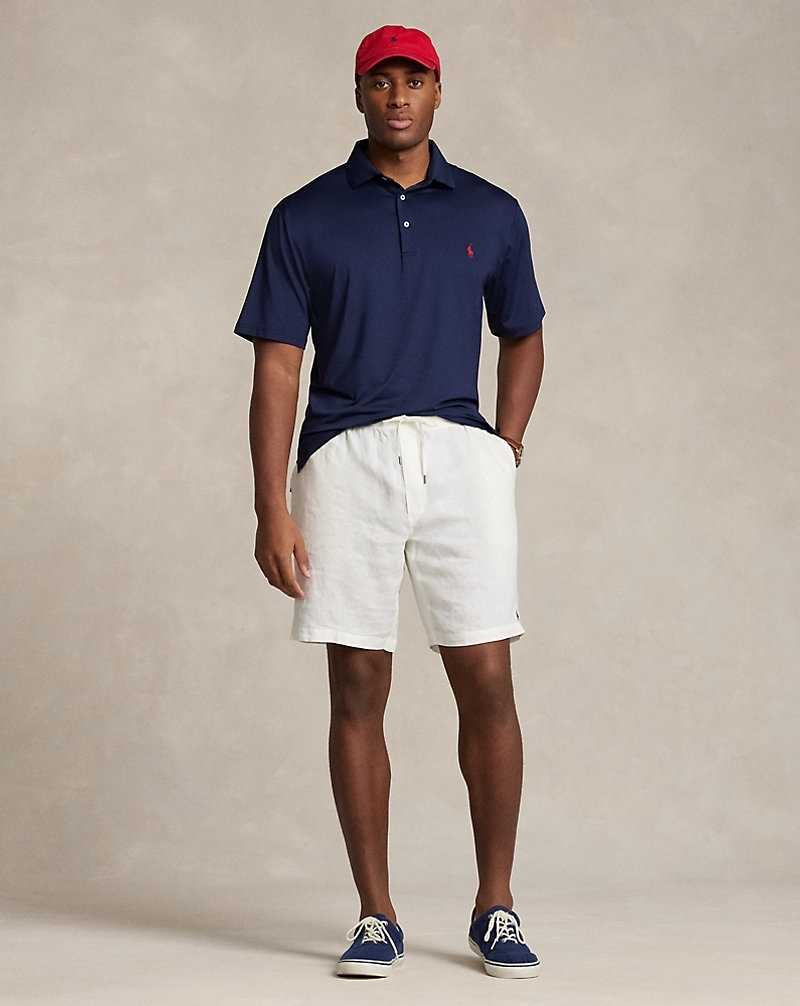 Short Ralph Lauren Prepster Linen Hombre Blancos | RCXQKAW-79 - vista 1
