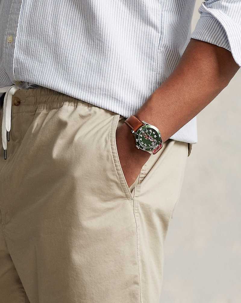 Short Ralph Lauren Prepster Stretch Chino Hombre Kaki | VAETXSY-95 - vista 5