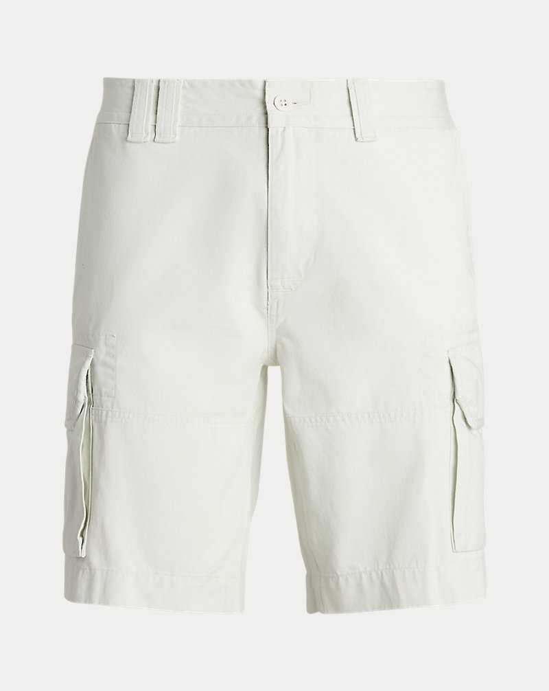 Short Ralph Lauren Relaxed Fit Slub Twill Cargo Hombre Blancos | ZKTBYSV-26 - vista 2