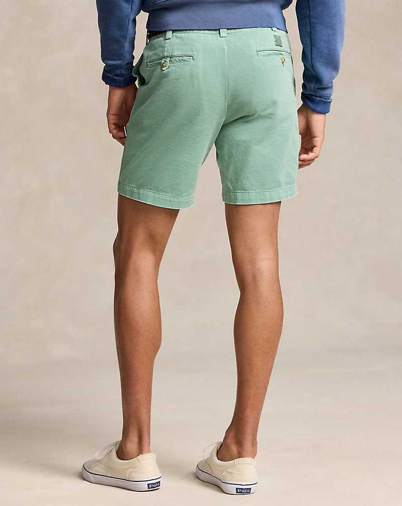 Short Ralph Lauren Salinger 20-cm Straight Fit Chino Hombre Verde Menta | ULMAEWG-84 - vista 4