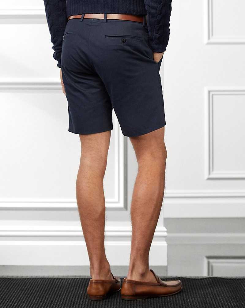 Short Ralph Lauren Slim Fit Stretch Chino Hombre Azul Marino | LXYIBDR-23 - vista 4