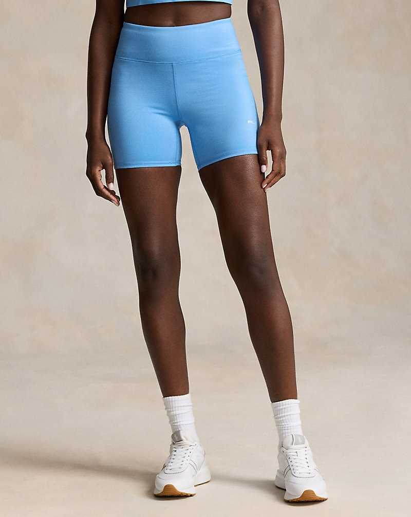 Short Ralph Lauren Sueded Jersey Mujer Azules | CGDEBAF-30 - vista 3