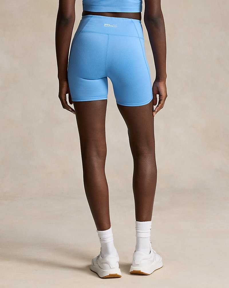 Short Ralph Lauren Sueded Jersey Mujer Azules | CGDEBAF-30 - vista 4
