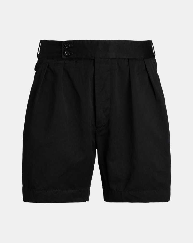 Short Ralph Lauren Tailored Cotton-Linen Twill Hombre Negros | ARLFHJE-74 - vista 2