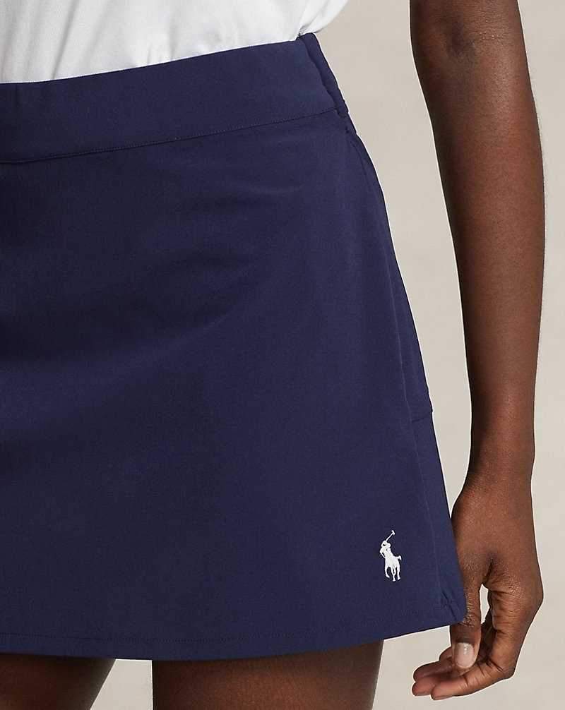 Short Ralph Lauren Wimbledon Ballperson Stretch Skort Mujer Azul Marino | YBAFTPM-89 - vista 5