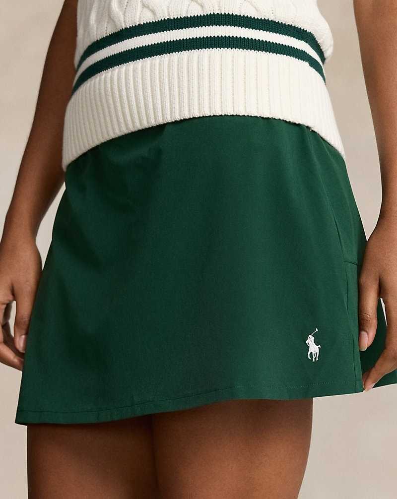 Short Ralph Lauren Wimbledon Greensperson Stretch Skort Mujer Northwest Pine | COZGQEF-08 - vista 5