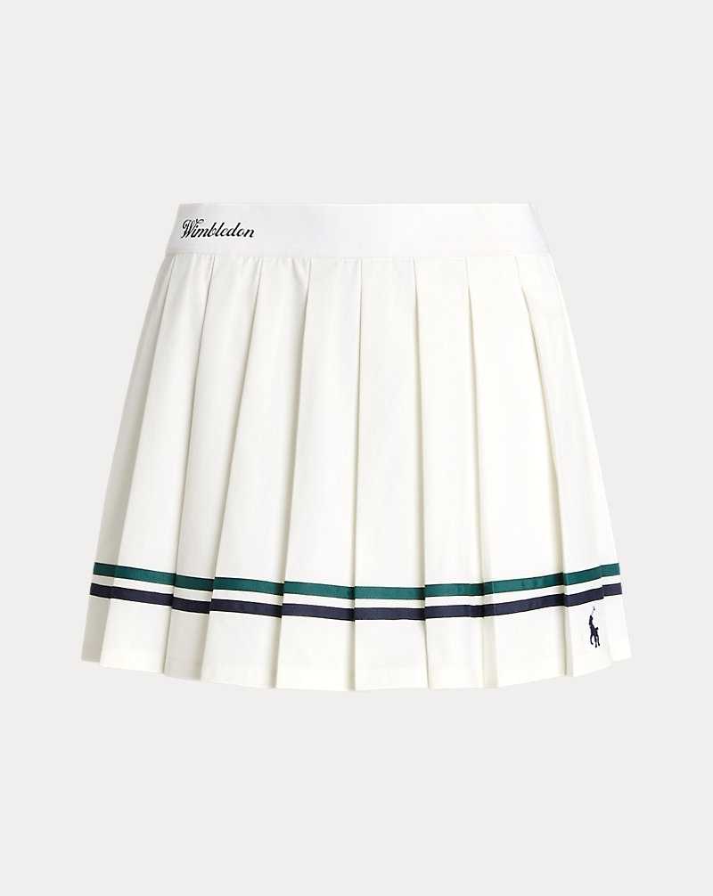 Short Ralph Lauren Wimbledon Performance Pleated Skort Mujer Blancos | OAUBFKN-05 - vista 2
