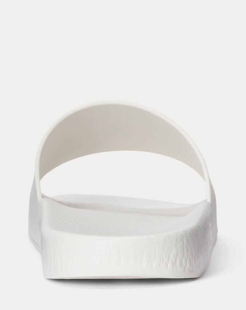 Slide Ralph Lauren Signature Pony Camo Hombre Deckwash White/Navy Pp | WGKZTQP-29 - vista 3