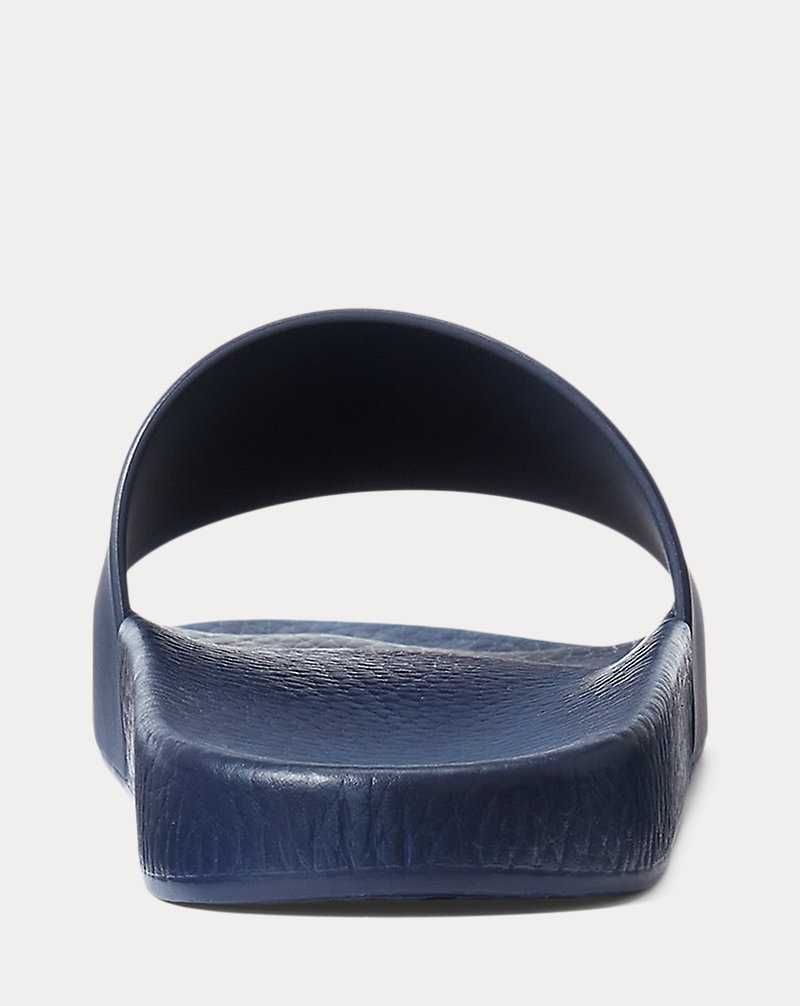 Slide Ralph Lauren Signature Pony Hombre Navy/Red | QIRJCBG-46 - vista 3