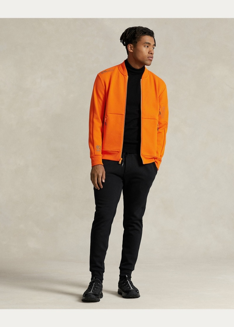 Sudadera Agua-Resistant Bomber Jackets Hombre Naranjas | EBWA41097 - vista 2