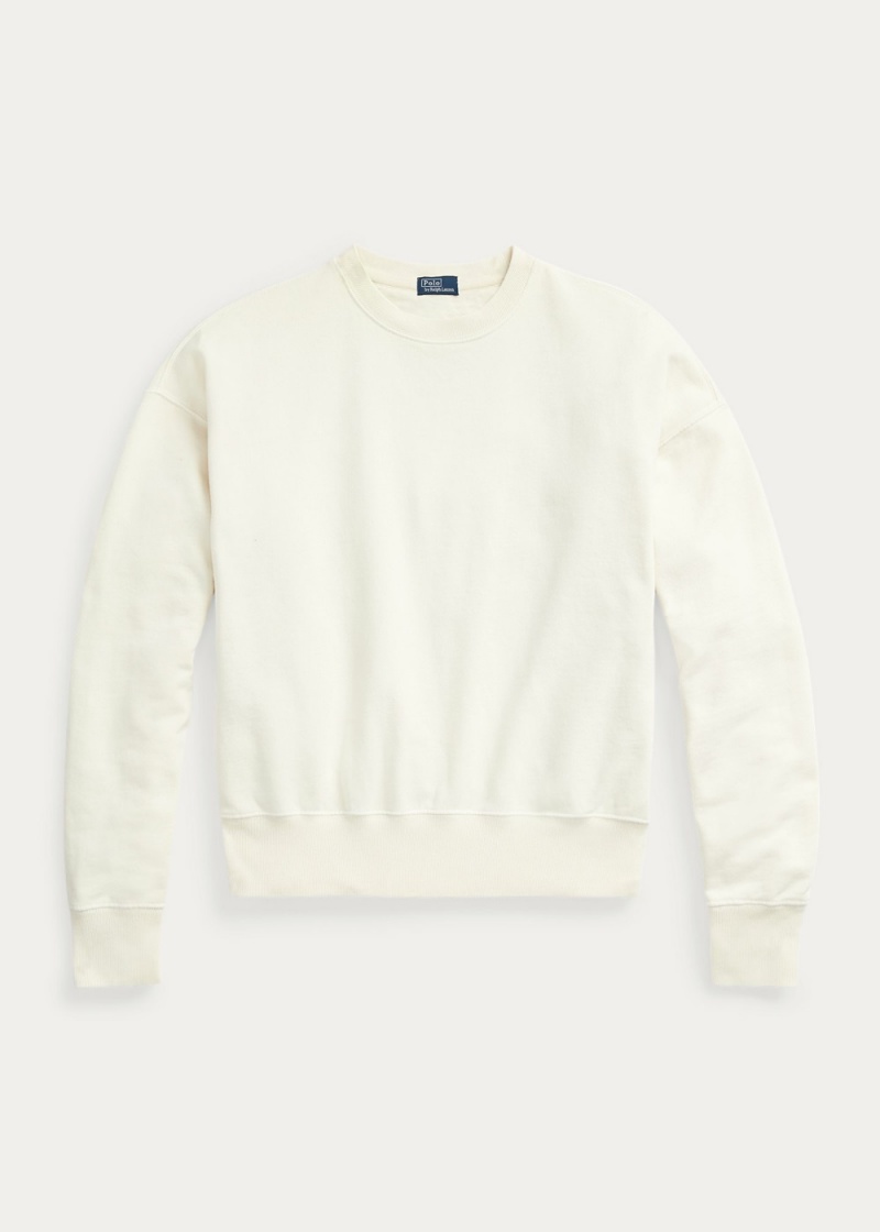 Sudadera Algodon Fleece Crewneck Mujer Azules | HPCA01378 - vista 2