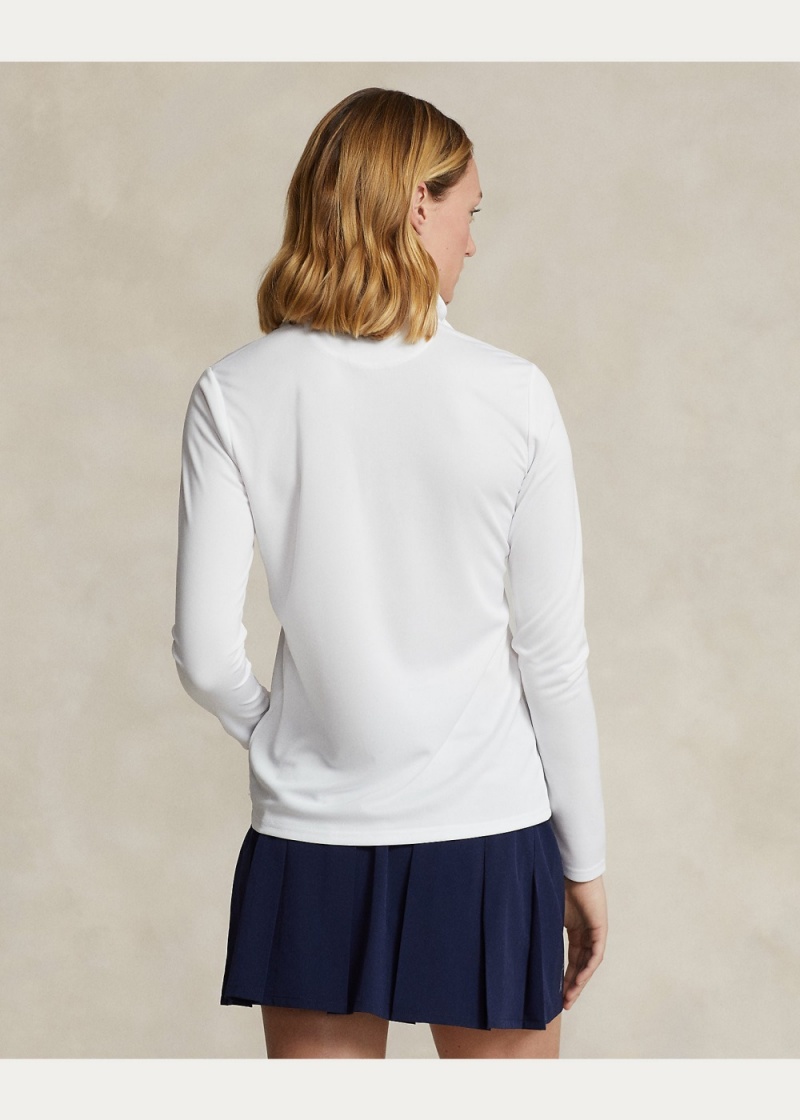 Sudadera Australian Open Quarter-Zip Pullover Mujer Beige | IFHQ45281 - vista 3