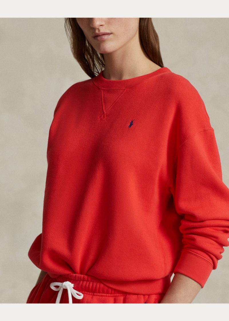 Sudadera Fleece Crewneck Mujer Azules | NMIG39870 - vista 4