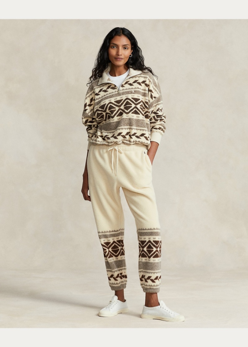 Sudadera Geo-Motif Fleece Pullover Mujer Multicolor | QIKA56312 - vista 3